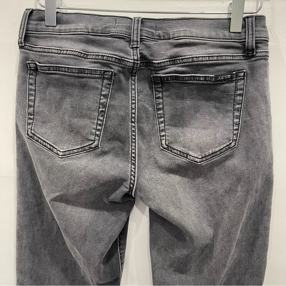 Joe’s Straight Crop Denim Jeans Women’s 26 Cotton Blend Washed Black